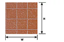 PLASTRUCT - Scale Plastic Pattern Sheet - 1/2" SQUARE TILE SHEET - (2 Pack) (91545)