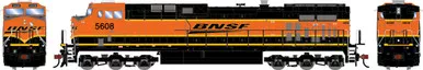 PRE-ORDER: Athearn 2566 - GE AC4400CW (DC Silent) BNSF 5608 - HO Scale