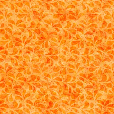 Quilting Treasures - Spring Bling - Leaf Tonal, Orange