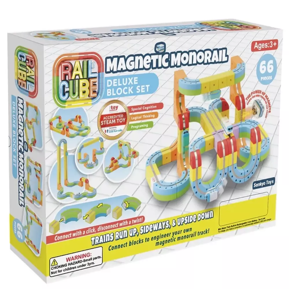 Rail Cube Train Deluxe Set