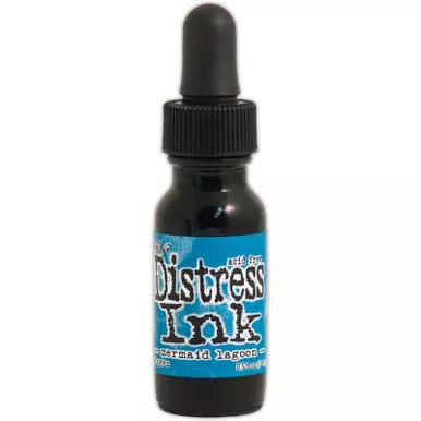 RANGER - Distress Pad Re-Inker .5oz-Mermaid Lagoon (DRI-43379)