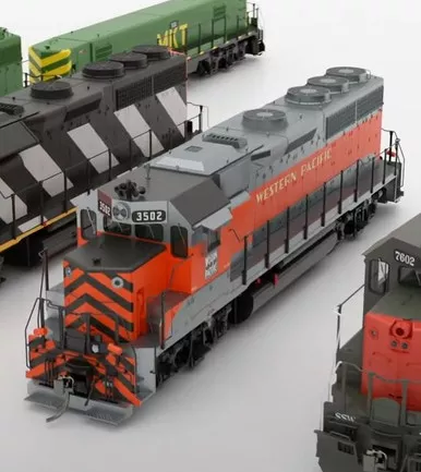Rapido 40035 - EMD GP40 (DC Silent) Western Pacific (WP) 3502 - HO Scale