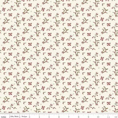 Riley Blake - Christmas Greetings - Berries, Cream