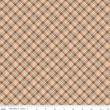 Riley Blake - Evening on the Prairie - Prairie Plaid, Sienna