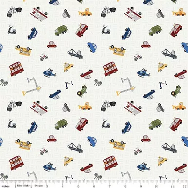 Riley Blake - It Takes a Village - Traffic Jam, Cloud