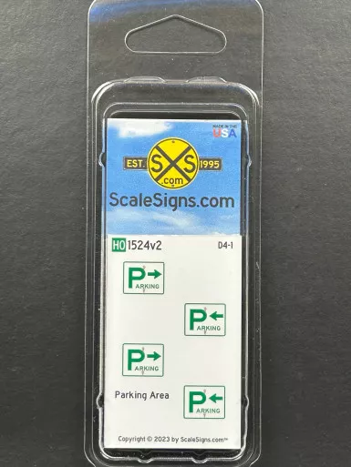 ScaleSigns HO-1500-024-v02 - Parking Area v2- HO Scale