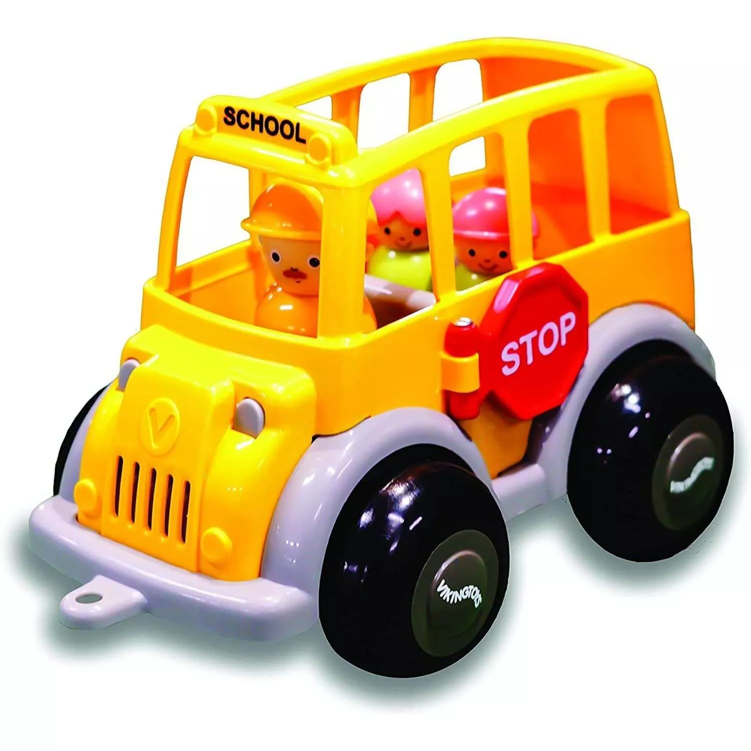 School Bus with 3 Figures