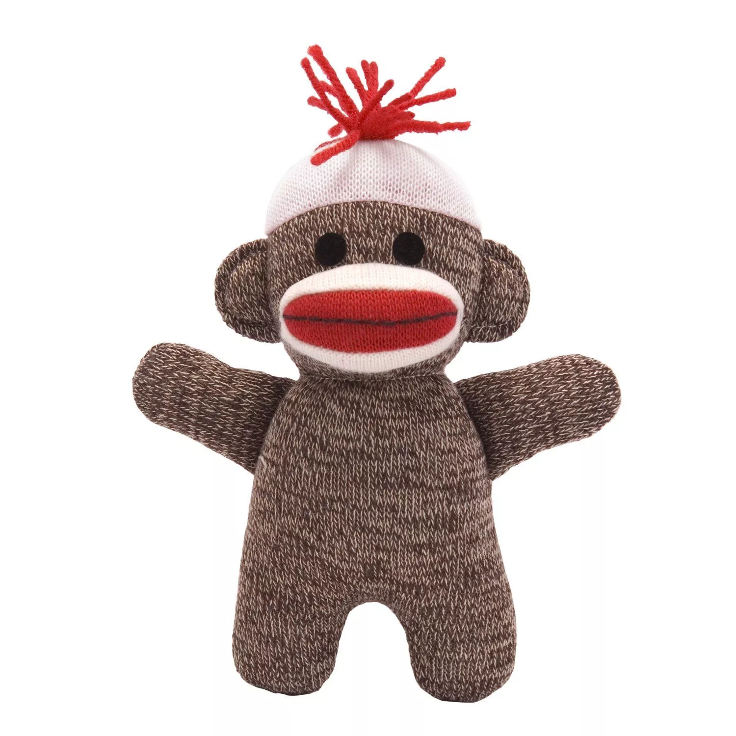 Sock Monkey Babies - Brown 7 Inch
