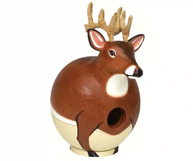 SONGBIRD ESSENTIALS - White Tail Deer Shaped Birdhouse SE3880101