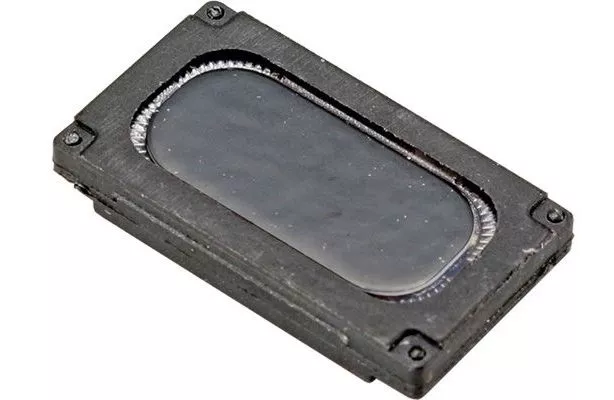 Speaker 9mm x 16mm x 3.0mm, Rectangular, 8 Ohm, with sound chamber, 0.5W