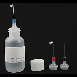 Stainless Needle-Point Applicator Bottle -- Set #1: Includes tips for kits #16, 25, 50 and one bottle