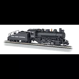 USRA 0-6-0 w/Slope-Back Tender, DCC & Smoke -- New York Central #232 (black)