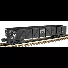 USRA 40' Composite Gondola; 3-Rail -- Boston & Maine