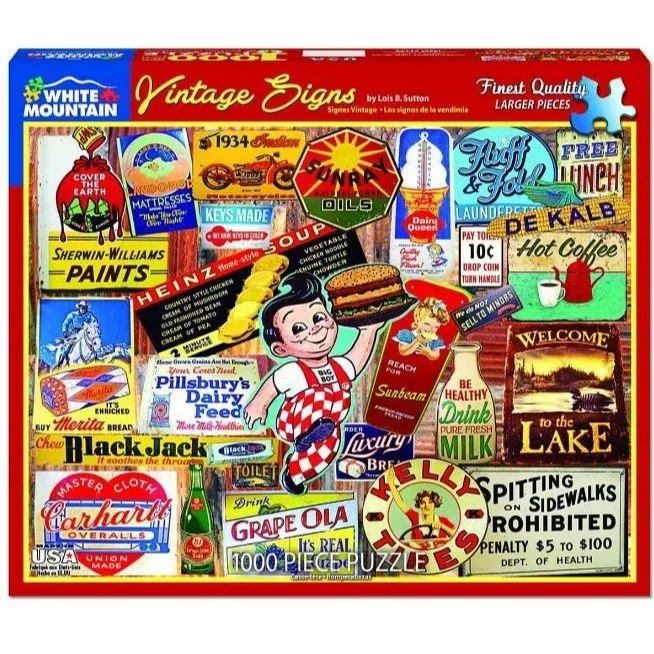 Vintage Signs 1000 PC