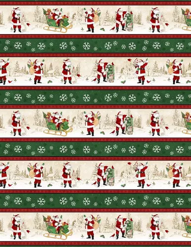 Wilmington Prints - The Jolly North - Stripes, Multi
