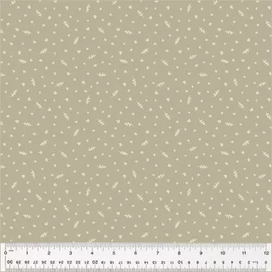 Windham Fabrics - Forest Tales - Leaf Sprinkle, Taupe