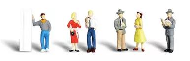 WOODLAND SCENICS - Pedestrians N Scale Figures (A2121)