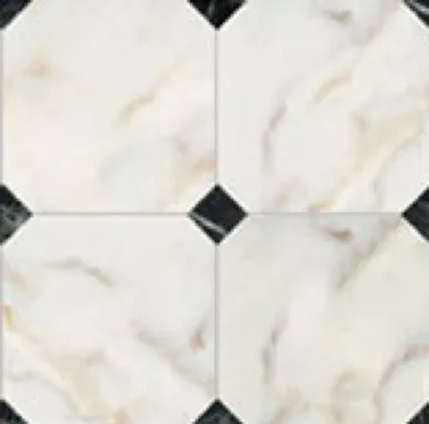 WORLD MODEL - Half Scale (1/2" Scale) Dollhouse Miniature - 1/2" scale Tile: Black Diamond (1 piece) (24020)