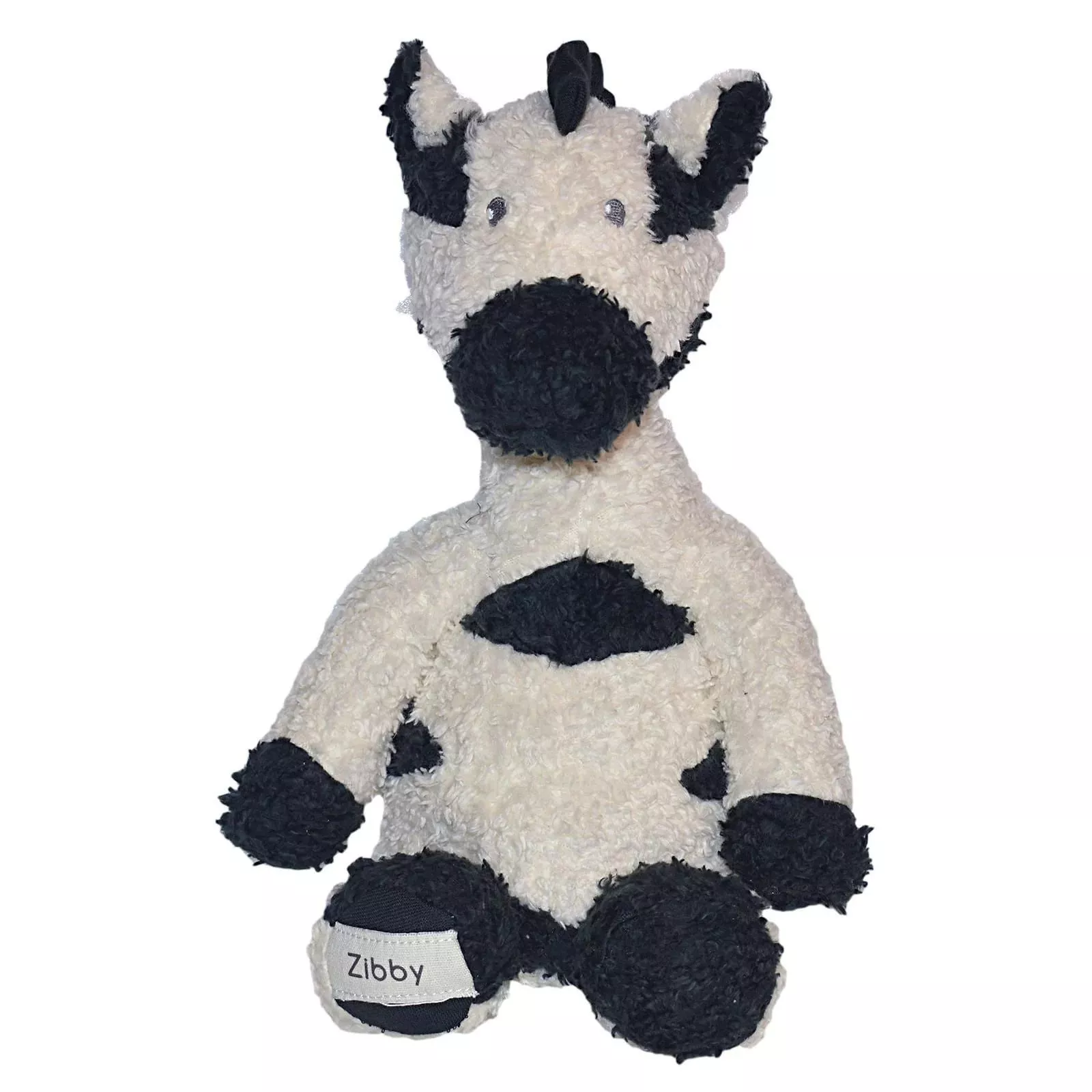 Zibby Zebra Organic Plush
