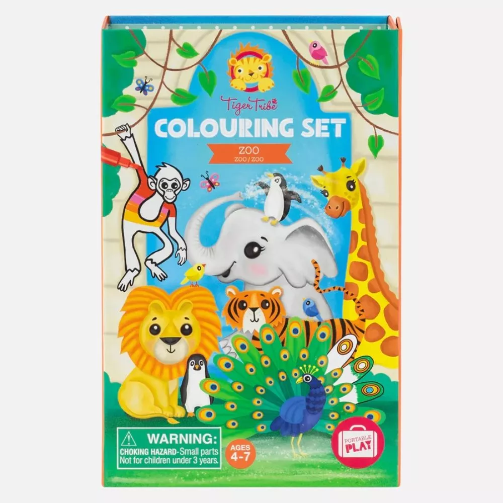 Zoo Coloring Set