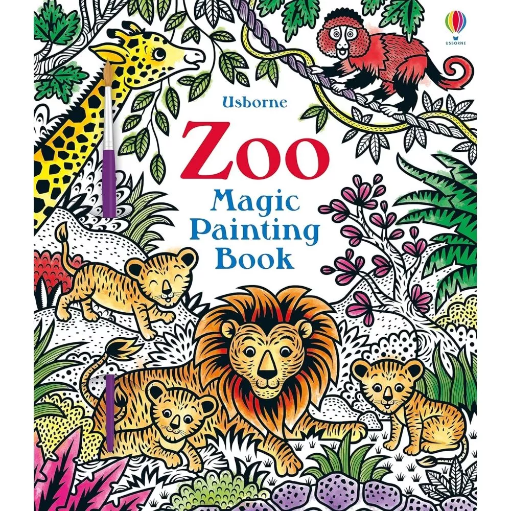 Zoo Magic Painting Book